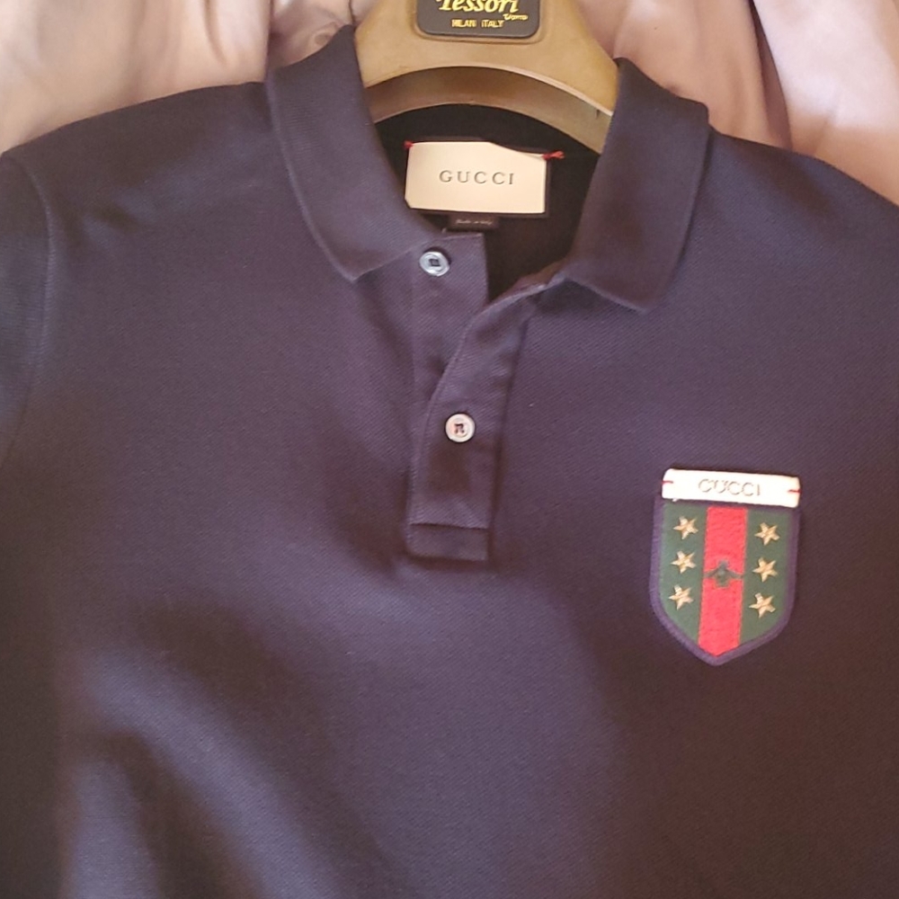 Gucci Bee Web Crest Polo